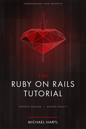 Ruby on Rails Tutorial book cover
